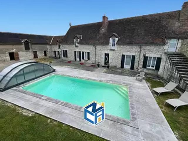 Maillé 37800 Achat / Vente maison 7 pièces t7 piscine parking