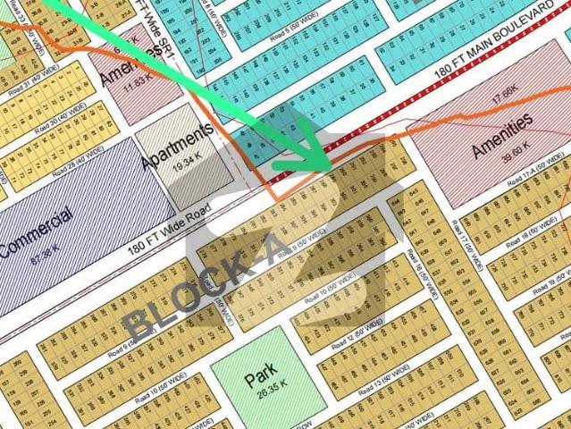 Main Boulevard 1 Kanal Block A Plot For Sale In DHA Margalla Orchards Islamabad