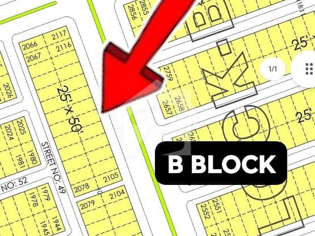 Main Road Plot For Sale In Faisal Hills B Block