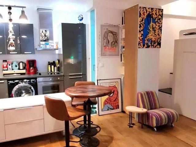 Mairie18e, grand studio 30m2