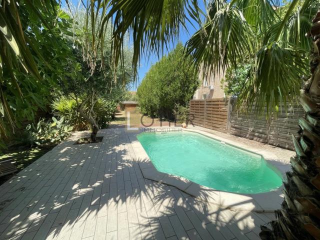 Maison 3 chambres avec jardin et piscine à Narbonne