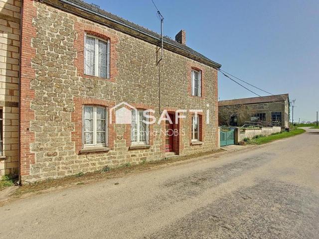 Maison 3 chambres avec jardin, garage et atelier