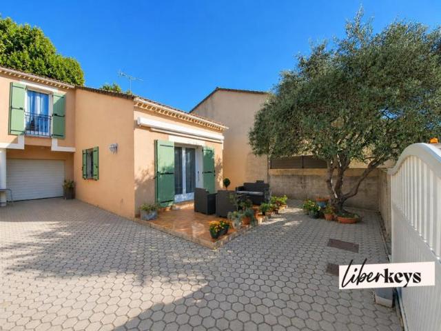 Maison 3 chambres, bureau, garage, jardin
