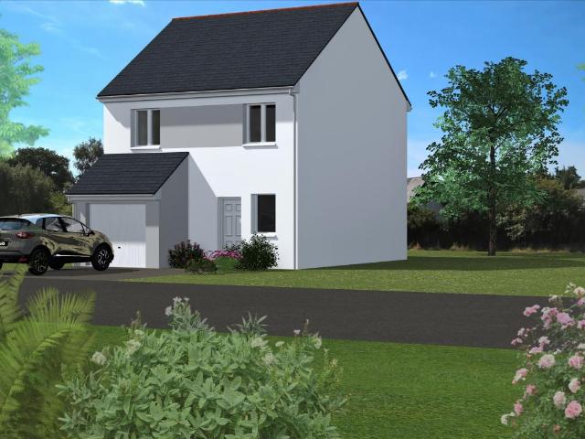 Maison 3 chambres contemporaine + garage