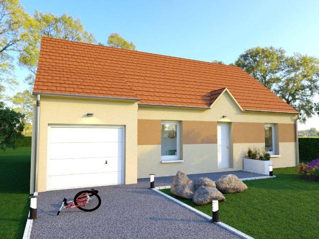 Maison 3 chambres de 79m² sur un terrain de 653m² à Juigné sur