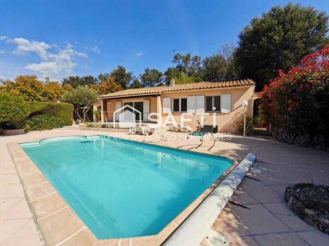 Maison 3 chambres +dépendance, piscine, carport