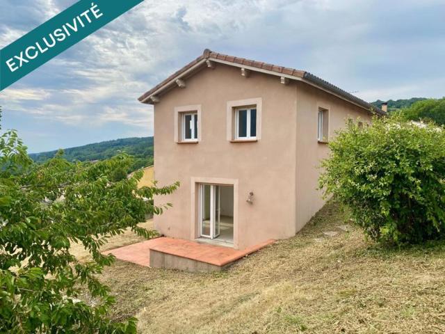 Maison 3 chambres, garage et jardin attenant