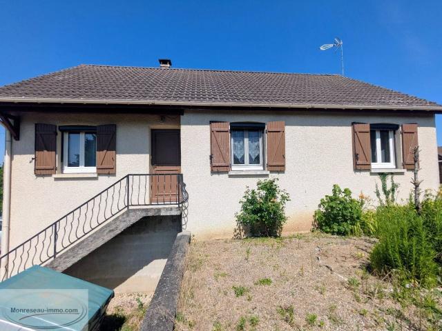 Maison 3 chambres sur sous sol, avec jardin potager, à 10 mn de