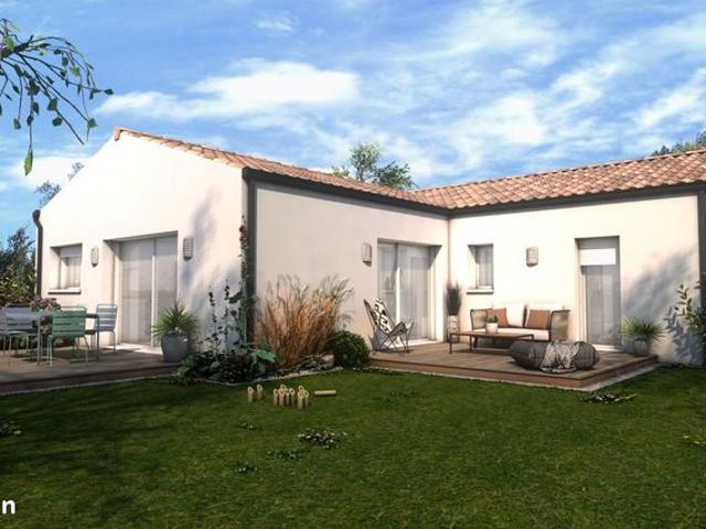 Maison 3 chambres sur un terrain de 436 m² à L'AIGUILLON SUR VIE