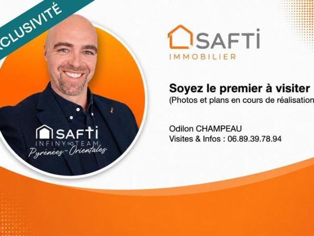 Maison 3 faces 130m2 5 chambres avec jardin, garage et panneaux solaires