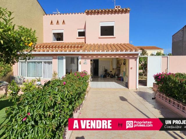 Maison 3 faces de 110 m² avec jardin de 400 m²
