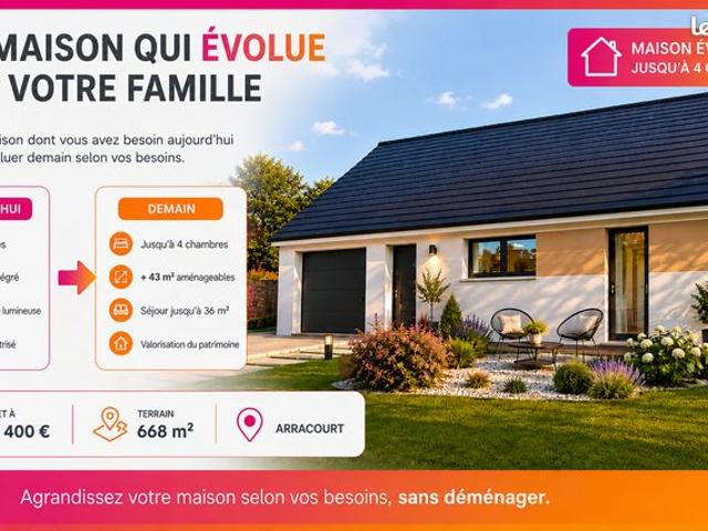 Maison 3 pièces 100 m²