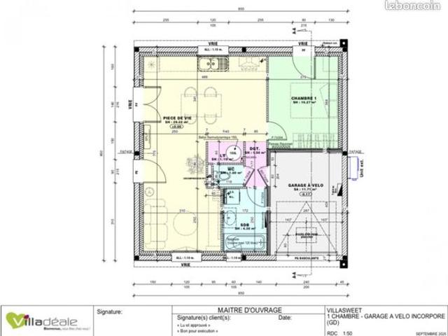 Maison 3 pièces 47 m²
