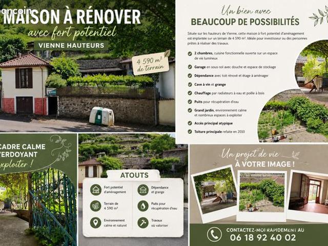Maison 3 pièces 64 m²