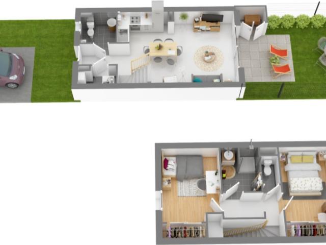 Maison 3 pièces 67 m²
