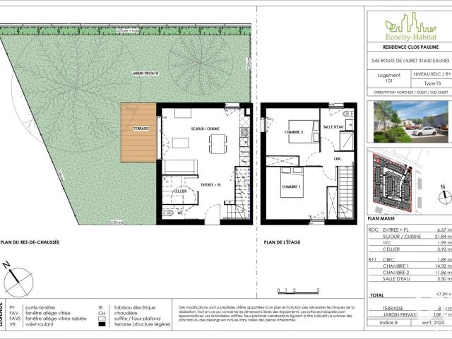 Maison 3 pièces 67 m²