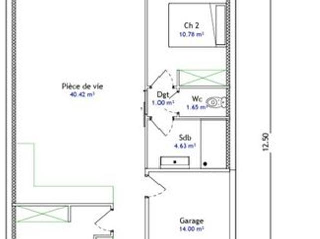 Maison 3 pièces 69 m²