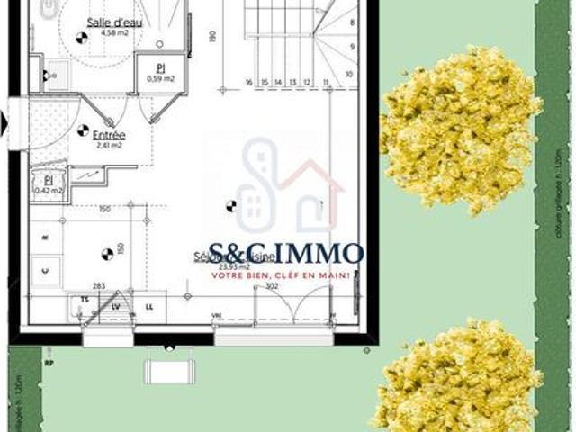 Maison 3 pièces 70 m²