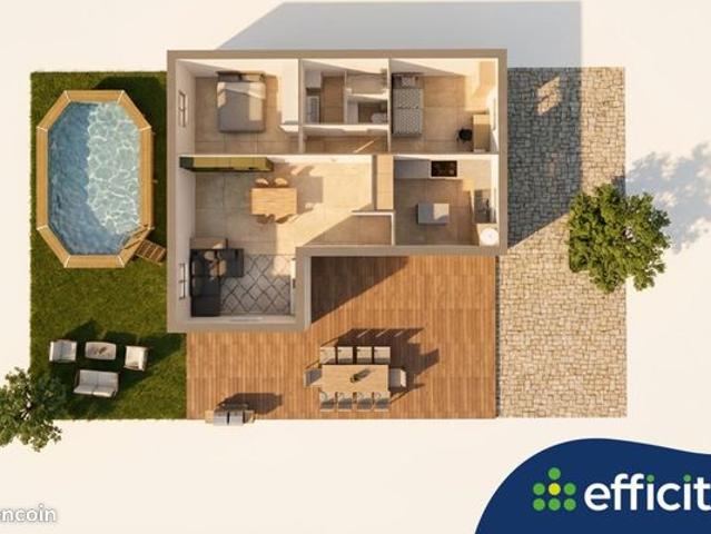 Maison 3 pièces 70 m²