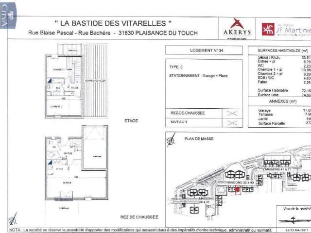 Maison 3 pièces 73 m²