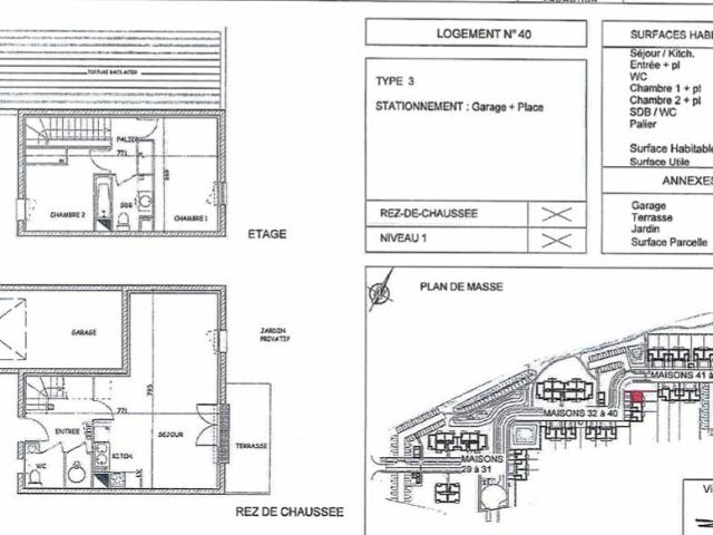 Maison 3 pièces 73 m²