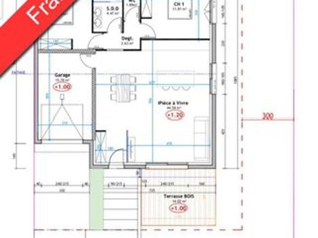 Maison 3 pièces 77 m²