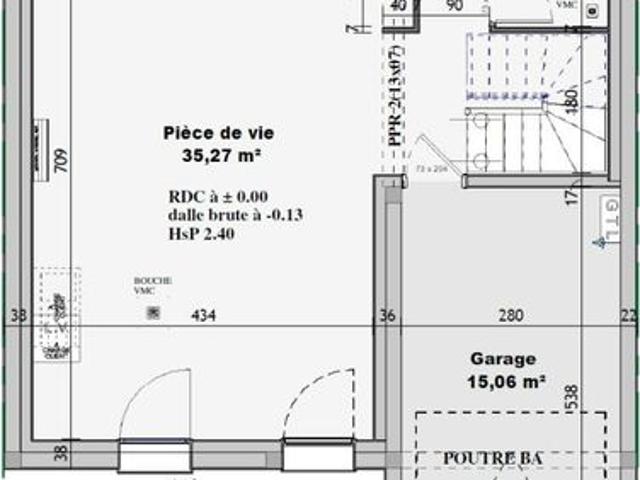 Maison 3 pièces 87 m²