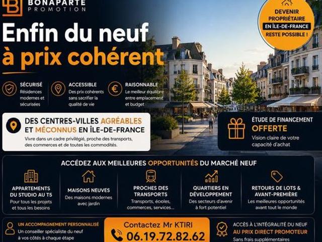 Maison 3 pièces Enfin du neuf à prix cohérent