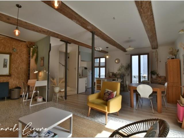 Maison 3 pièces lumineuse avec grand garage de 48 m² 82m² Lézignan la Cèbe