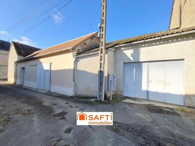 MAISON 3ch +Grenier +Cour +Atelier +Jardin +Garage