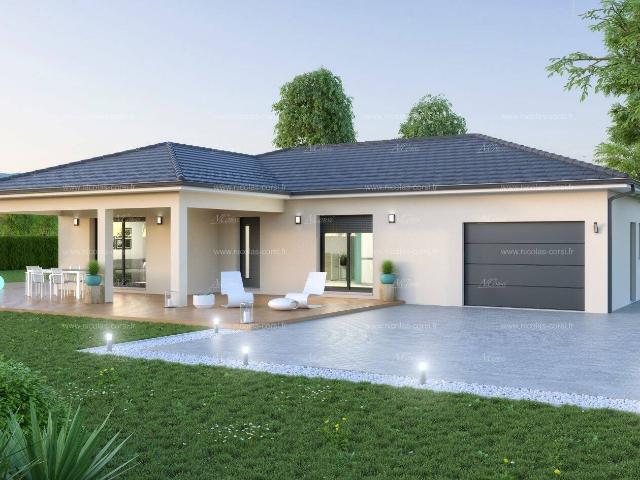 Maison 100 m² avec terrain à SAINT BONNET DE MURE 69