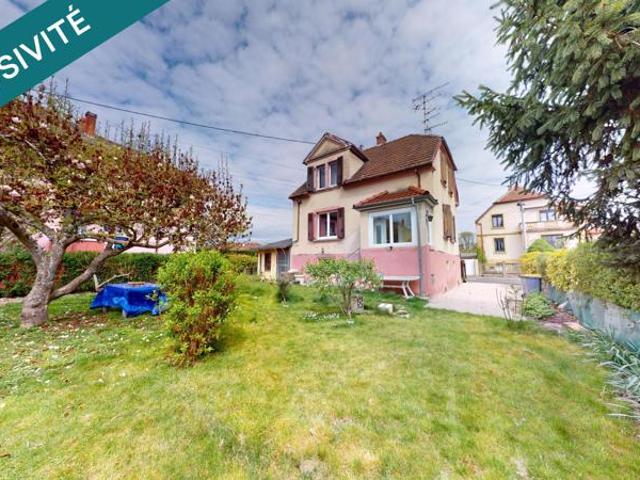 Maison 100m2 avec sous sol aménagé jardin et garage – Quartier résidentiel calme à Lutterbach