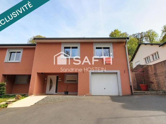 Maison 105m2 hab avec garage, terrasse et jardin!