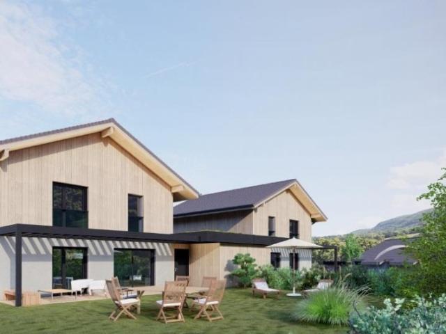 Maison 120m2 habitables, jardin, garage, cave située à 74330 La Balme de Sillingy