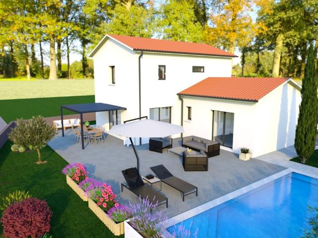 Maison 100M² terrain 520M²