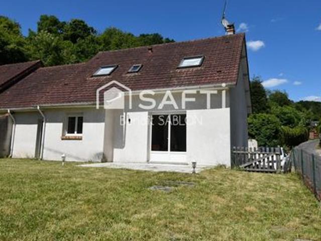 Maison 102m², 4 chambres, jardin garage, grenier
