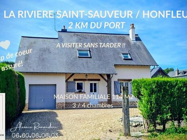 Maison 114 M2 3/4 Chambres Jardin Garage Et Atelier A. 114m² La Rivière Saint Sauveur