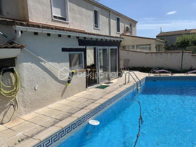 Maison 117 m² avec piscine en fond d'impasse