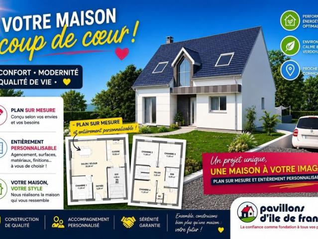 Maison 125 m² avec terrain à CHAMBRY 77