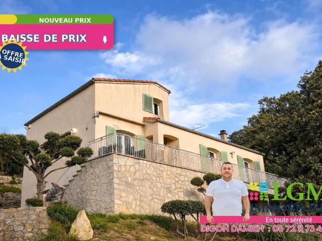 Maison 126 m² à l’étage + garage Rdc – Terrain constructible. 126m² Saint Martin de Valgalgues