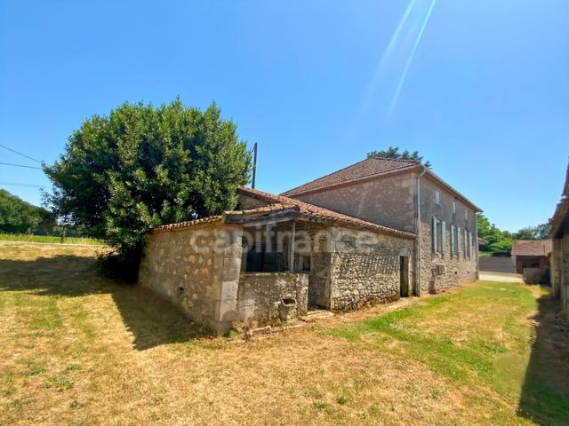 Maison 126 m² avec dépendances et terrain de 2000 m² – Aucun vis à vis – La Croix Blanche 47
