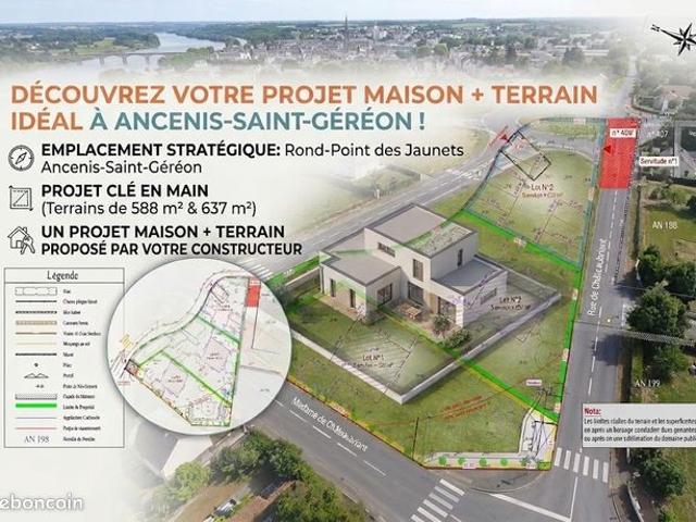 Maison 120 m² Ancenis Saint Gereon