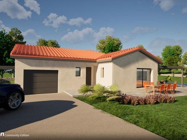 Maison 120 m² avec terrain à VEAUCHE 42