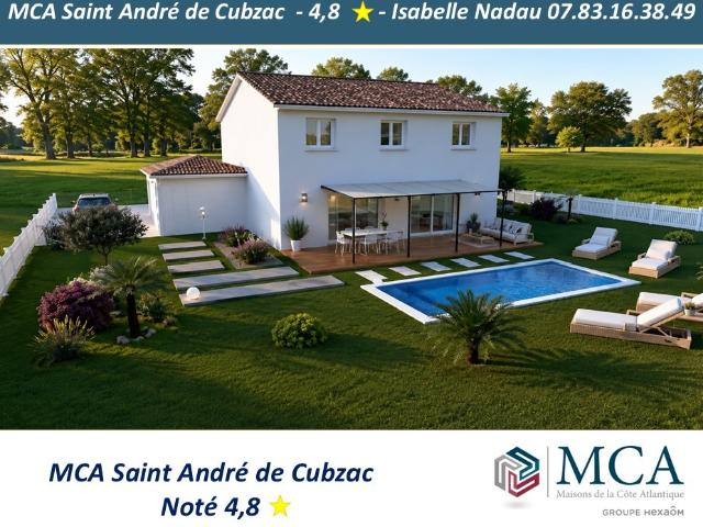 Maison 121 m2 st andre de cubzac