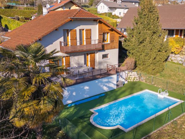 Maison 121 m2 4 ch Piscine Terrain 1247 m2 Vue monta