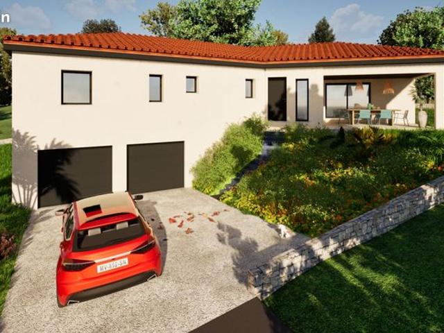 Maison 123 m² avec terrain à VEAUCHE 42