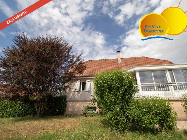 Maison 123m², 7pc, véranda, terrain arboré