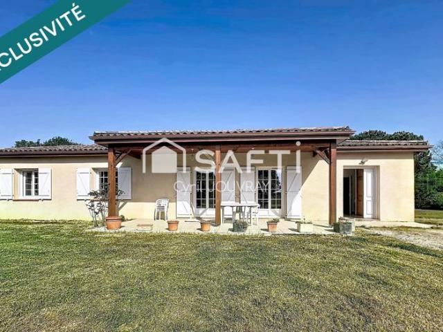 Maison 130 m2 sur terrain de 4000m2