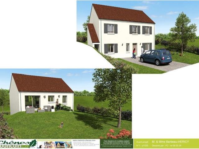 Maison 130 m² prête à démarrer avec terrain à HERICY 77
