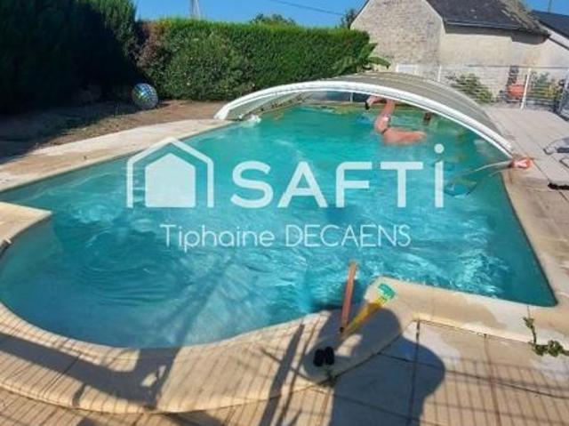 Maison 130m2, double garage, dépendance, piscine, puits